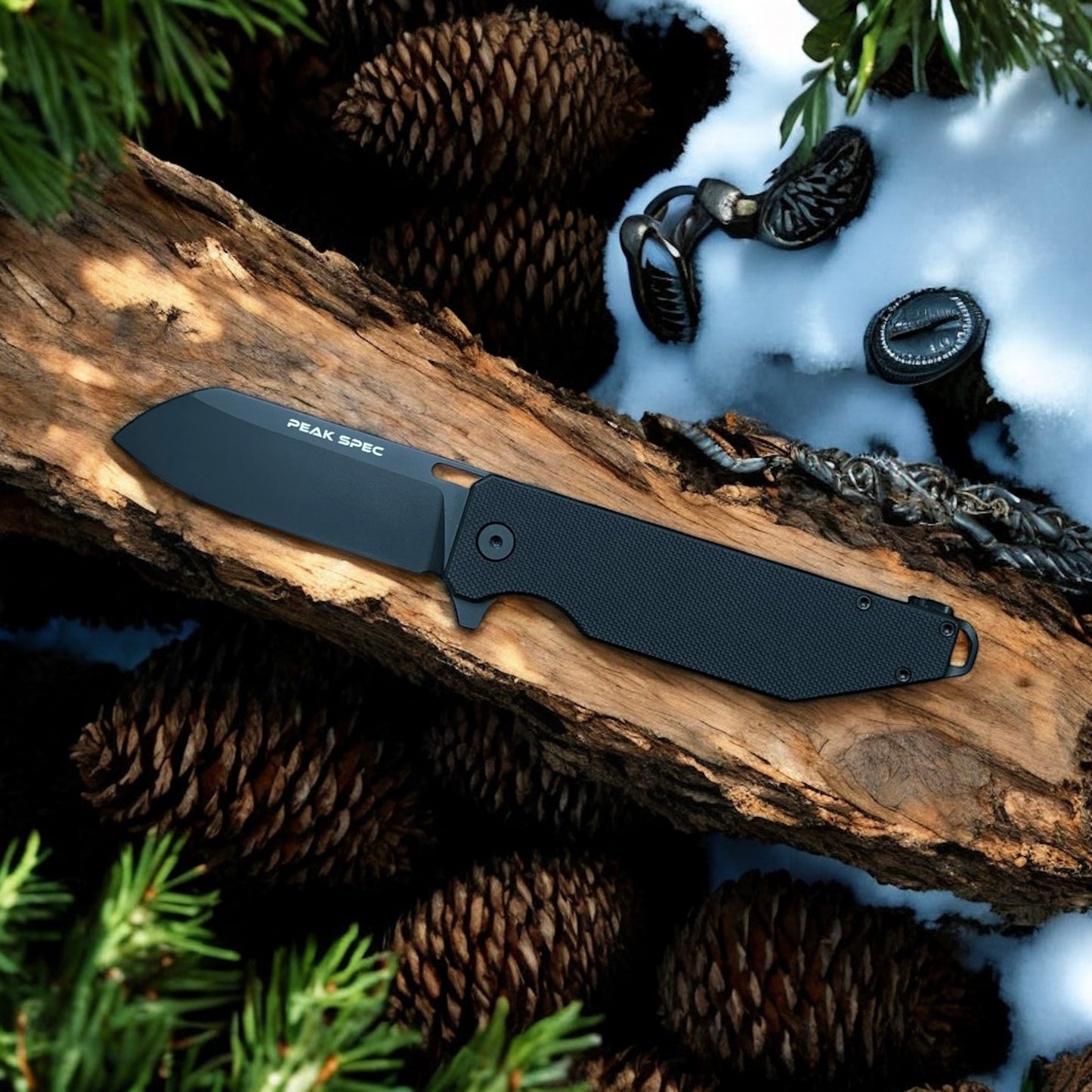 GhostClip™ Pocket Knife – Modern EDC Knife with Retractable Clip